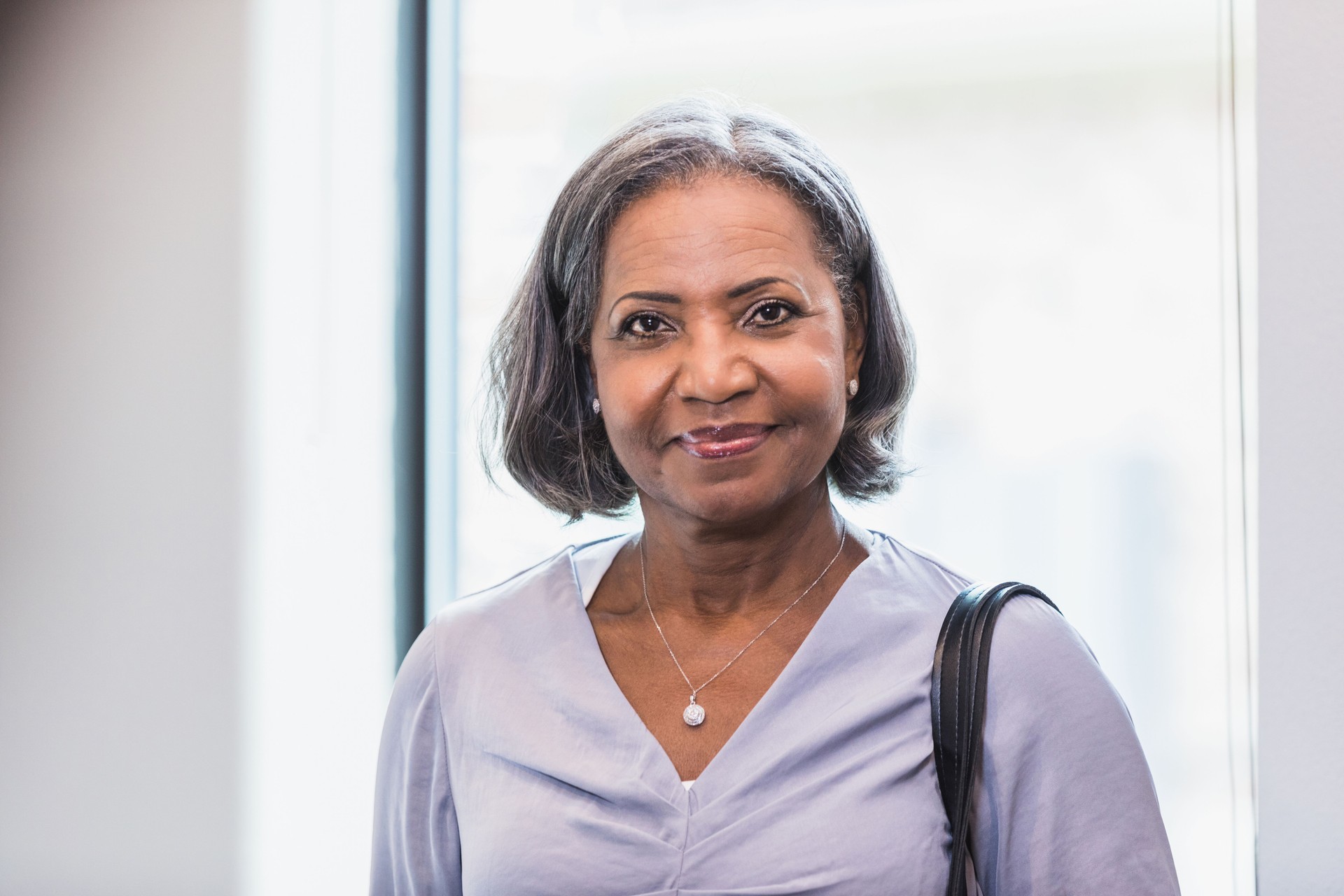 Portrait of beautiful senior woman
